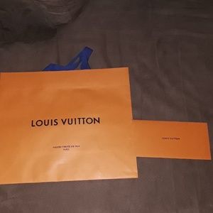 Authentic Louis vuitton shopping bag